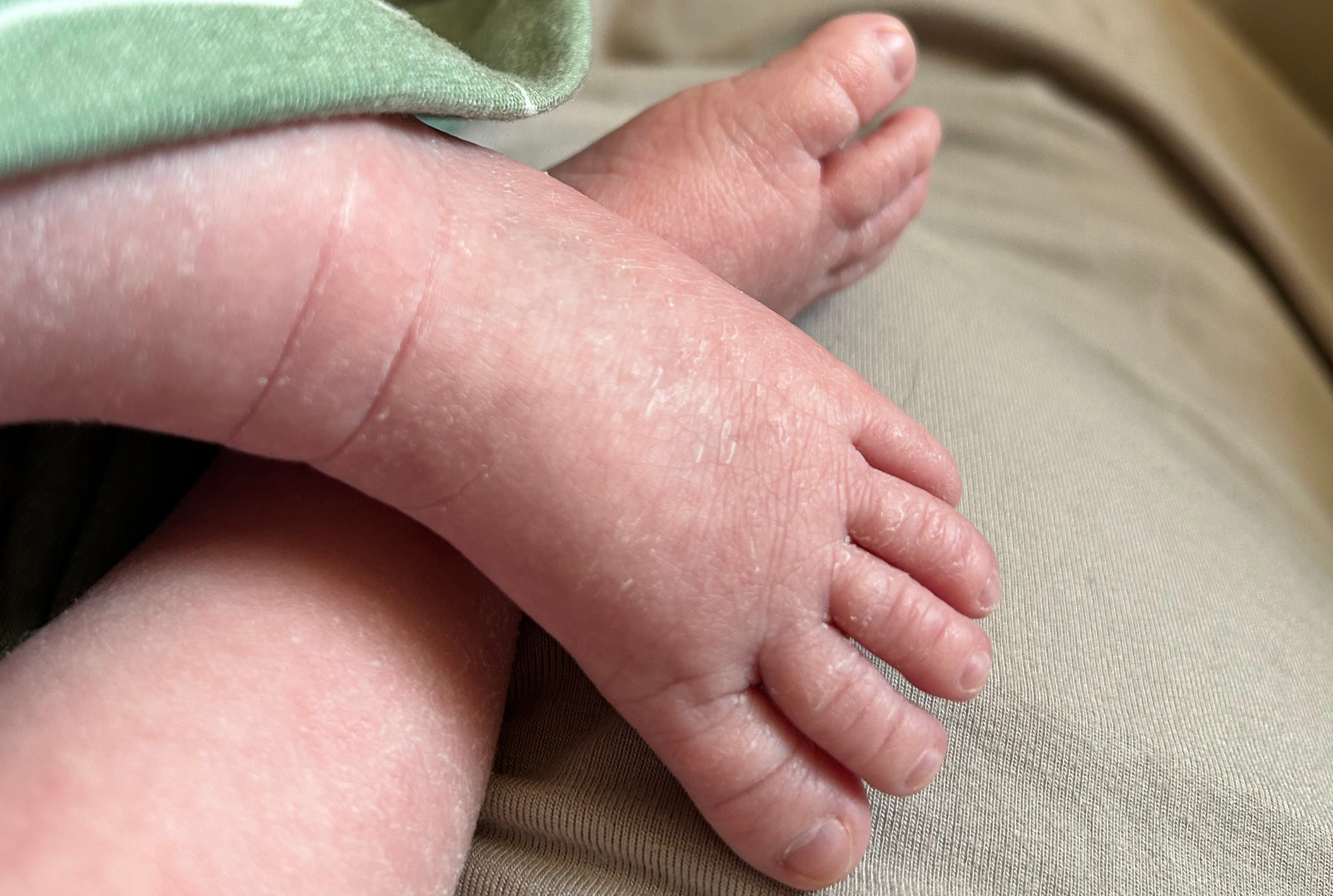 Rocking little feet